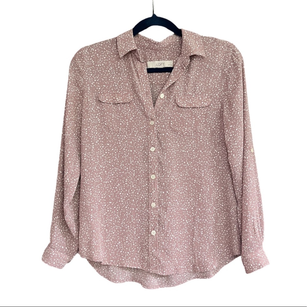 Loft Henley Shirt, XSP